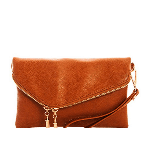 Cognac Crossbody Bag | Cognac Crossbody Clutch - D'usse That | Estella ...